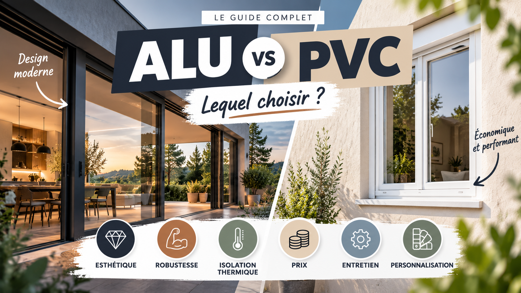 Alu ou PVC : comment choisir la menuiserie adaptée à vos besoins ?