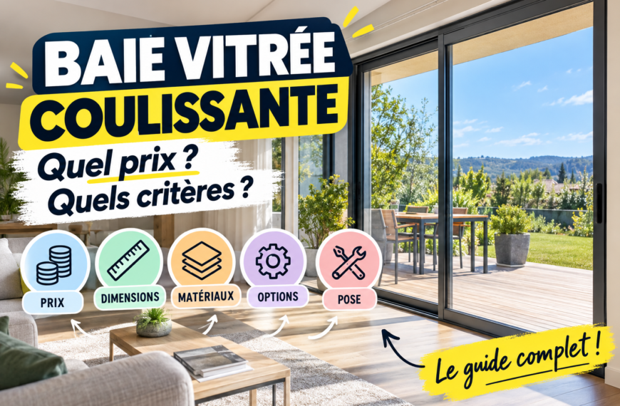 Prix d&rsquo;une baie vitrée coulissante : comprendre, comparer et faire le bon choix