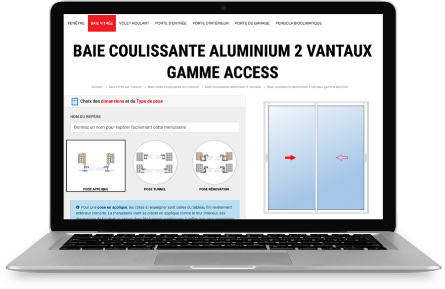 Comparer les prix des menuiseries sur mesure grâce au configurateur en ligne