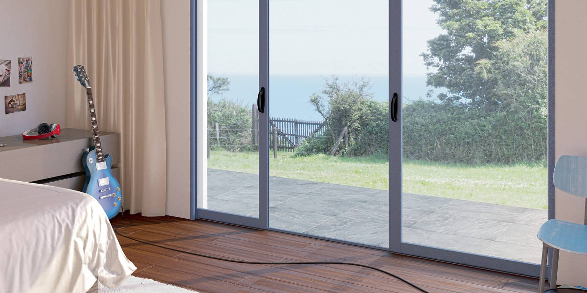 Baie Vitree Avec Volet Roulant - Baie vitrée aluminium avec volet roulant Brico Premium, H ... / Comment installer une baie vitre coulissante.